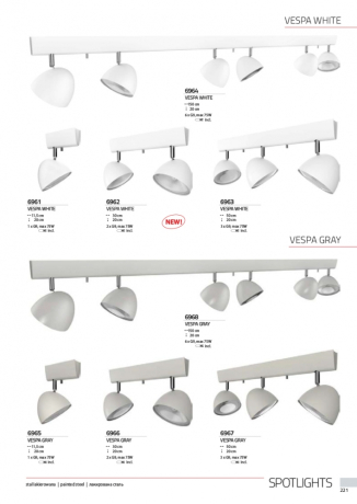 6961 Спот Nowodvorski VESPA WHITE I 