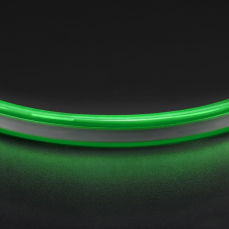 1м. Неоновая лента зеленого цвета 9,6W, 220V, 120LED/m, IP65 Lightstar Neoled 430107 