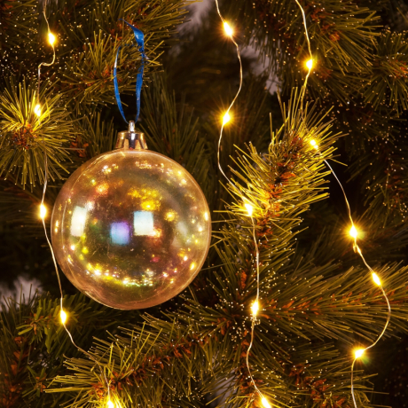 2*2,6м. Гирлянда занавес Роса теплый свет Eurosvet 230V 200-006 (a060422)