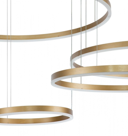 Подвесной светильник Indigo Galass 14001/4P Gold 