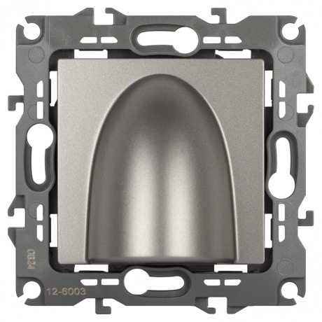 Вывод кабеля ЭРА Серия 12 12-6003-16 , титан (Б0065755)