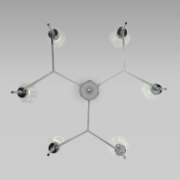 Люстра на штанге 60143/6 хром Eurosvet (a061939)