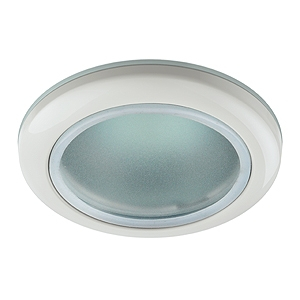 Точечный встраиваемый влагозащищенный светильник Эра WR1 WH Б0005214 