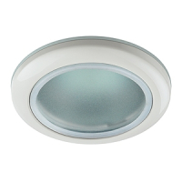 Точечный встраиваемый влагозащищенный светильник Эра WR1 WH Б0005214