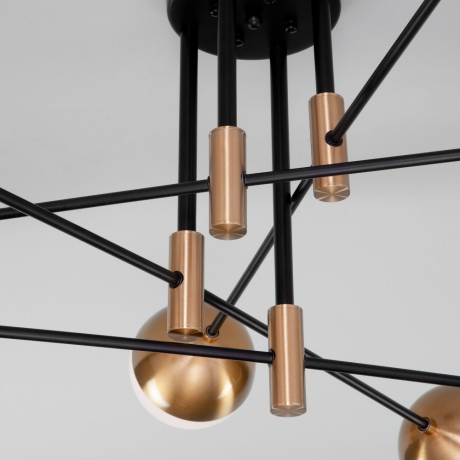 Потолочная люстра Eurosvet Nuvola 70129/8 латунь (a057080) 