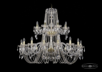 1402/16+8/400/2d/G Подвесная люстра Bohemia Ivele Crystal