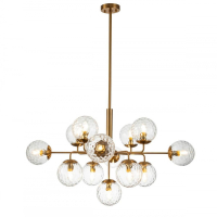 Люстра на штанге Indigo Cocoon 11008/13P Brass