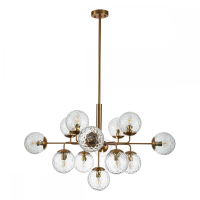 Люстра на штанге Indigo Cocoon 11008/13P Brass
