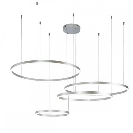 Подвесной светильник Indigo Galass 14001/4P Silver 