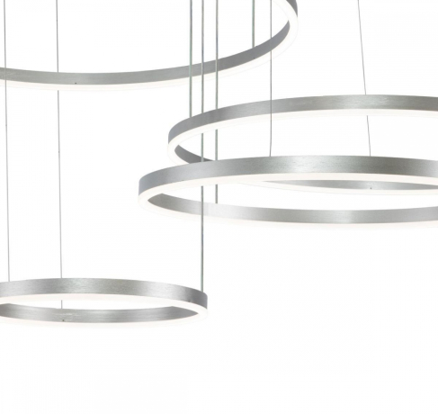 Подвесной светильник Indigo Galass 14001/4P Silver 