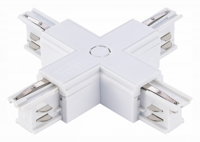 Токопровод X-образный центральный ST-Luce Трехфазная трековая система ST030.509.17 