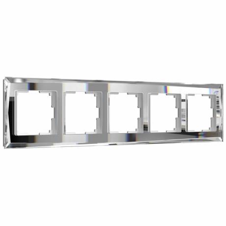 Рамка на 5 постов Werkel Diamant (зеркальный) W0051220