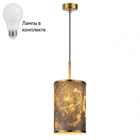 Подвесной светильник с лампочкой Odeon 5064/1A+Lamps 