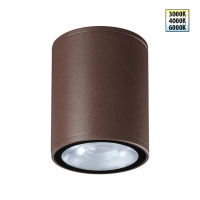 359536 STREET NT25 000 коричневый Светильник ландшафтный с переключ. цветовой температуры IP65 LED 10W 100-240V 3000К\4000К\6000К TUMBLER NOVOTECH