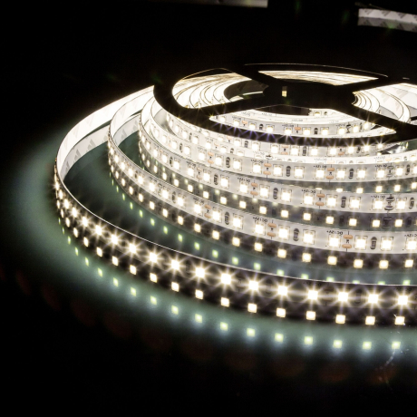 5м. Светодиодная лента белого цвета 4200К 2835, 9,6W, 12V, 120LED/m, IP65 Elektrostandard (a052850) 