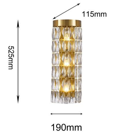 Светильник с лампочками настенный, комплект от Lustrof. №445939-617529 