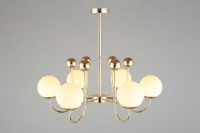 Люстра на штанге с лампочками Omnilux OML-67007-06+Lamps