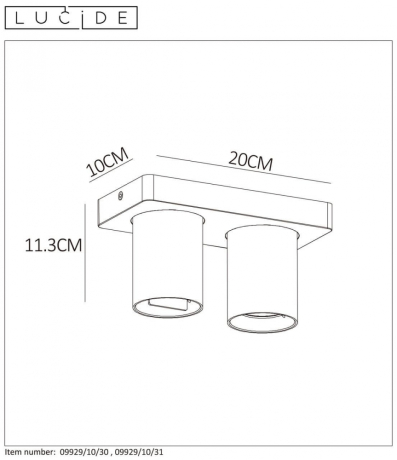 Спот Lucide Nigel 09929/10/30 