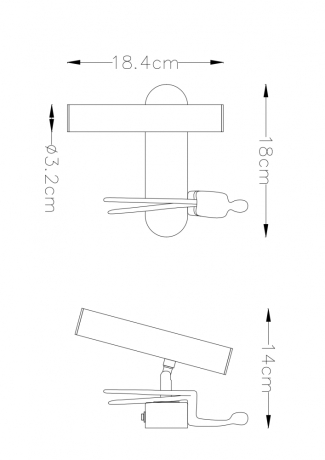 Бра Arte Lamp Albert A2173AP-1PB 