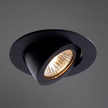 Комплект 5шт. Встраиваемый светильник Arte Lamp Accento A4009PL-1BK-5 