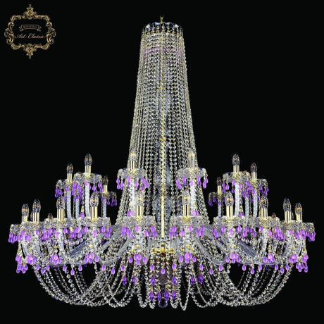 Подвесная люстра Bohemia Art Classic 11.24 11.24.24+12.530.h-145.Gd.V7010 