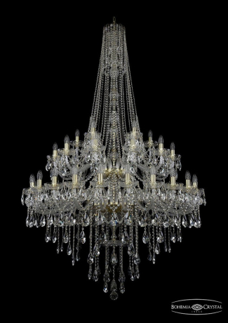 1415/24+12+6/460/h-213/2d/G Подвесная люстра Bohemia Ivele Crystal 