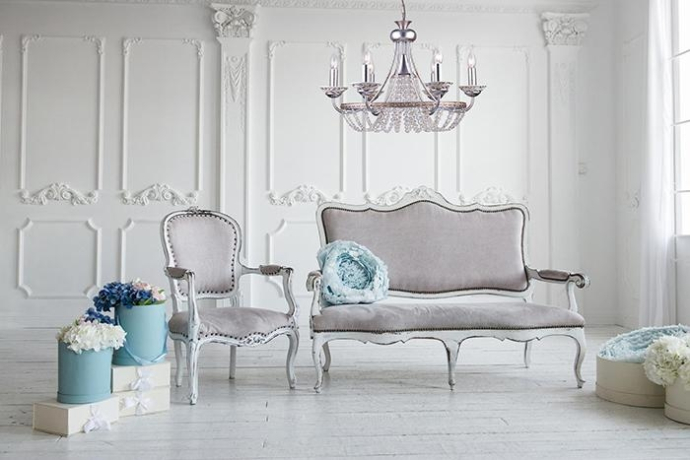 Люстра подвесная с Led лампочками в комплекте Arti Lampadari Latera E 1.1.6 S+Lamps 