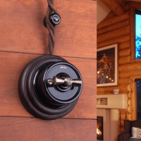 Ретро кабель витой 2х1,5 (коричневый) Werkel 20 м W6452214