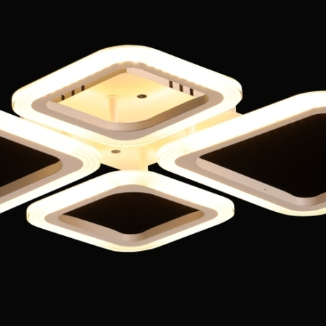 Потолочная диммируемая люстра с пультом ДУ De City Мадлен 424018304 