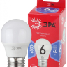 Лампа светодиодная ЭРА E27 6W 6500K матовая P45-6W-865-E27 R Б0045357 