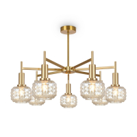 Люстра на штанге Freya Fero FR5366CL-07BS