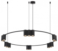 Подвесная люстра Denkirs Orbit DK4067-BK