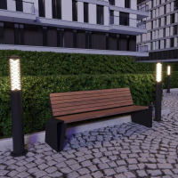 Ландшафтный светодиодный светильник Novotech Netz Street 359282