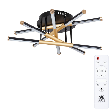 Потолочная люстра Arte Lamp Fernando A2199PL-5BK 