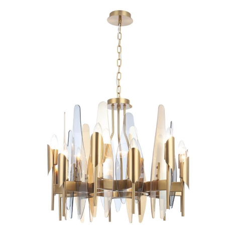 Подвесная люстра Crystal Lux Casa SP-PL12 Brass 
