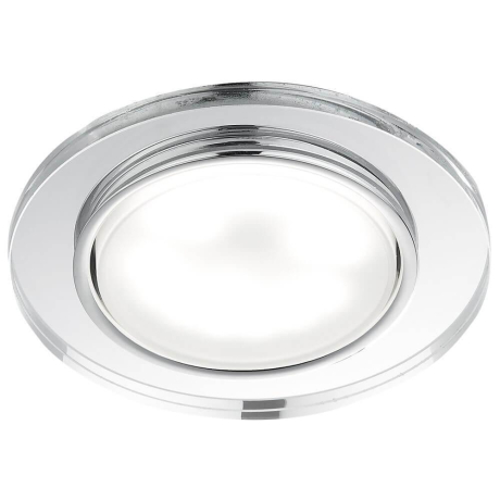 Встраиваемый светильник с лампочкой Ambrella light G8060 CH+Lamps 