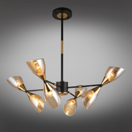 Люстра на штанге Omnilux Onno с Алисой OML-66807-08-A 