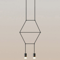 Подвесной светильник Imperiumloft Via Wireflow polyhedral Via01