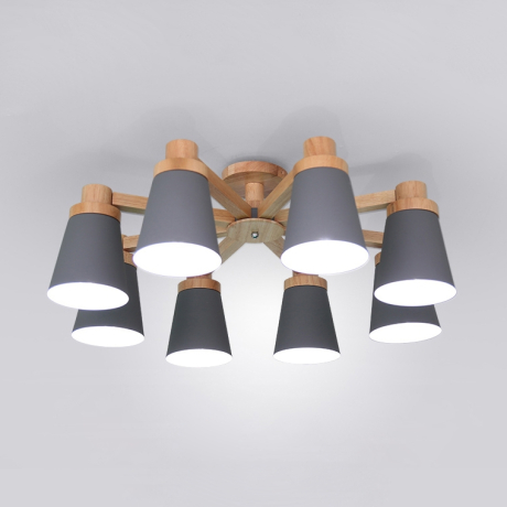 Люстра на штанге Prop 8 White ImperiumLoft prop01 (191993-23) 