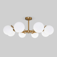 Потолочная люстра Eurosvet Frost 70154/8 латунь (a057068)