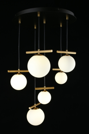 Люстра подвесная с Led лампочками в комплекте APLOYT APL.643.03.06+Lamps 