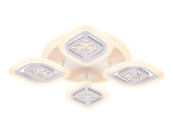 Потолочная светодиодная люстра с пультом д/у Ambrella light Ice FA280 