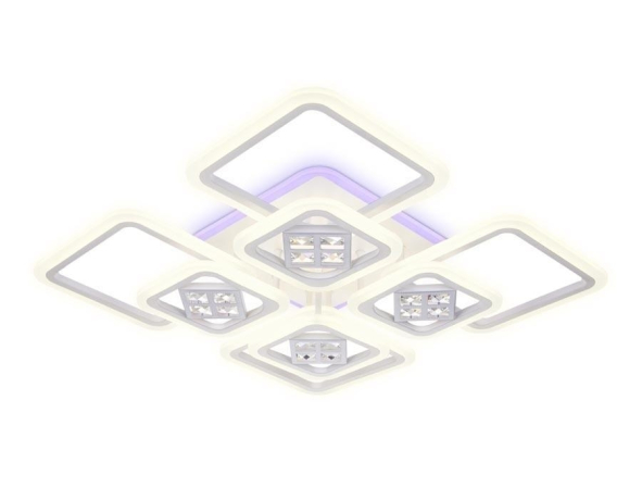 Потолочная светодиодная люстра с пультом д/у Ambrella light Ice FA289 