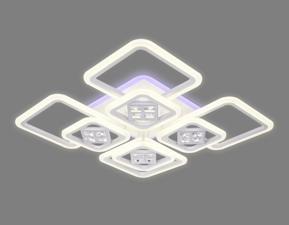 Потолочная светодиодная люстра с пультом д/у Ambrella light Ice FA289 