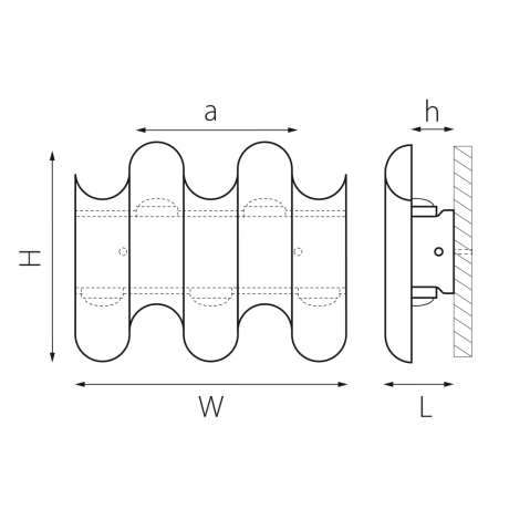 Накладной светильник Lightstar Bosso 341547