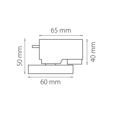 592077 Однофазный адаптер с креплением Asta Lightstar к 05104X 