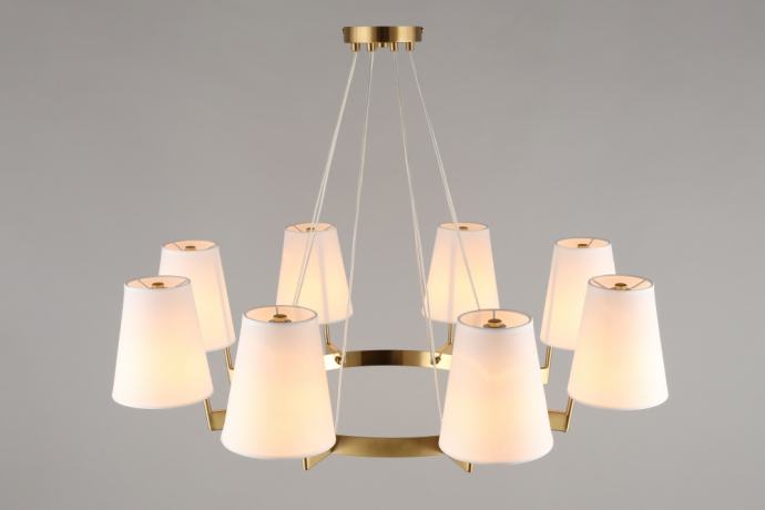 Люстра подвесная с лампочками Omnilux OML-68603-08+Lamps 