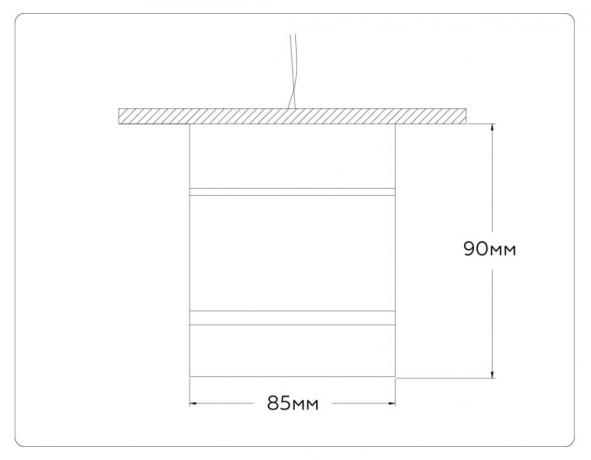 Накладной светильник Ambrella Light TA TA1444 