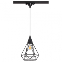 Нарушена упаковка!  <141717> Однофазный светильник на подвесе для трека Novotech Zelle 370421