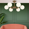 Потолочная люстра Eurosvet Frost 70154/6 латунь (a057067) 